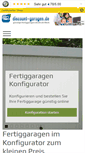 Mobile Screenshot of discount-garagen.de